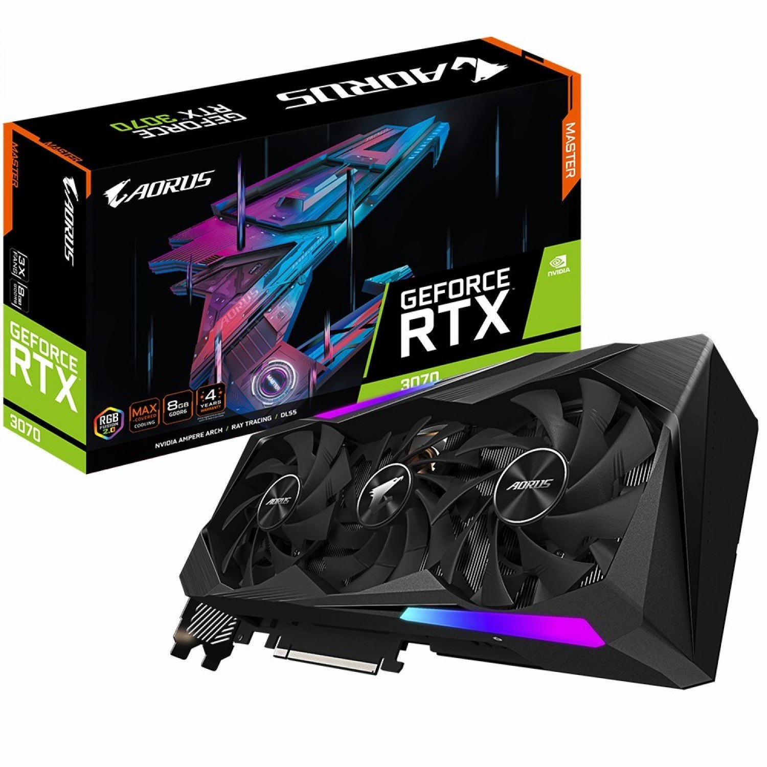 -Bdm2LxAqk9J_mL8 کارت گرافیک گیگابایت AORUS GeForce RTX 3070 MASTER 8G کارکرده - Image 1
