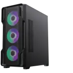 کیس کامپیوتر گیم مکس Siege RGB Mid Tower مشکی