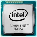 پردازنده Intel Core i3-8100 استوک | سوکت LGA 1151-v2 | 4 هسته/4 رشته | 3.6 گیگاهرتز | گرافیک UHD 630 | 65 وات