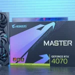 کارت گرافیک آروس مدل RTX 4070 Master حافظه 12 گیگابایت